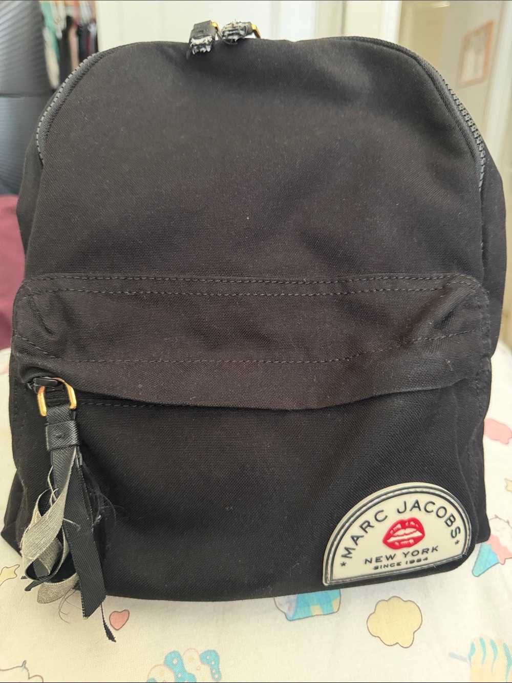 Marc Jacobs canvas backpack